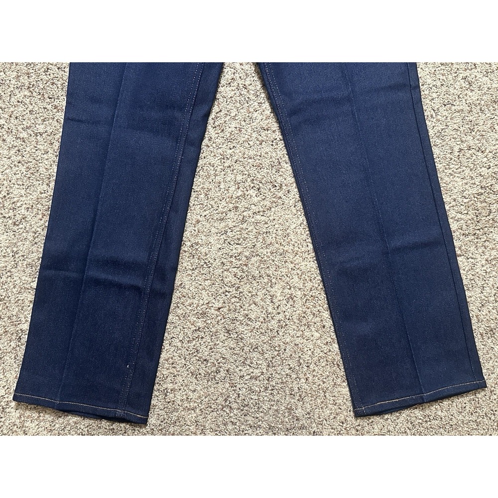Levi's 547 Brown Tab Relaxed Bootcut Jeans, Dark Indigo, Vintage Deadstock 1999 - Picture 3 of 8